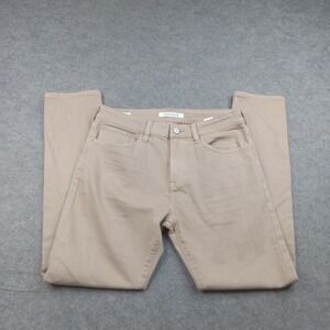 PacSun Jeans‎ Mens 30x32 Light Wash Beige Slim Taper Stretch Denim Pants
